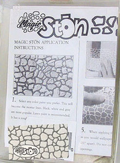 Dollhouse Miniature Magic Ston, 2 Sq. Ft., White